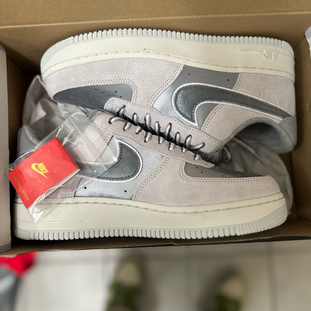 Nike Air Force 1 '07 Lx 'Athletic Club Light Smoke Grey' Women's - Picture 2 of 10